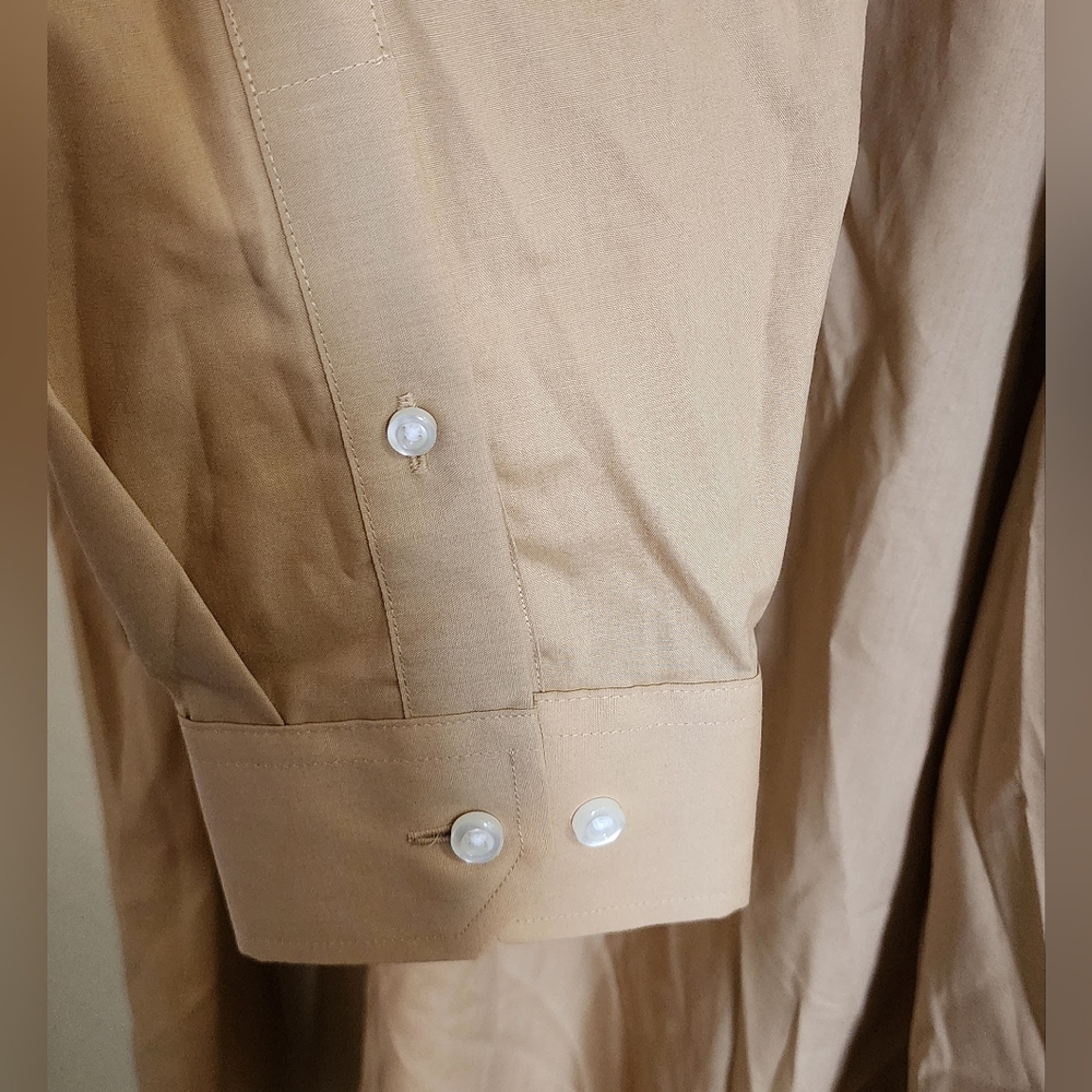 Stafford Men's Tan Shirt - Picture 6 of 10